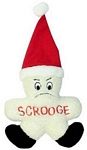Funny Fleece Snowman Scrooge