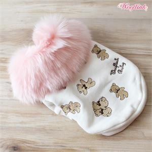 white teddy bear jacket