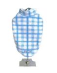 Blue Plaid Fleece Vest