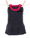 Cashmere Feather Dress Black