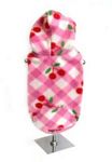 Cherry Print Fleece Hoodie