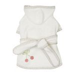 Cherry Berry Spa Robe - White