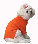 Cotton Roll Neck Y Cable-Orange