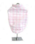 Pink Plaid Fleece Vest