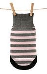 Stripe Cashmere Sweater Black
