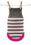 Stripe Cashmere Sweater Fuchsia