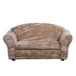 Arched Back Sofa Brushed Sand