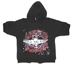 Lil Monster Studded Hoodie Black