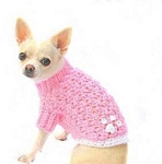 Paw Print Sweater Petal Pink
