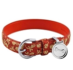 Glitter Skulls Red Collar